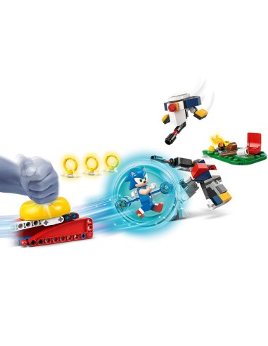 Batalla de Sonic en la hoguera 77001 SONIC LEGO