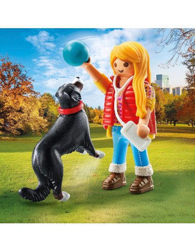 Mujer con perro de montaña 71738 PLAYMOBIL