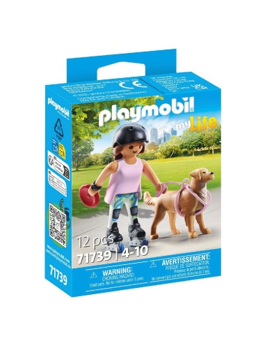 Patinadora con Retriever 71739 PLAYMOBIL