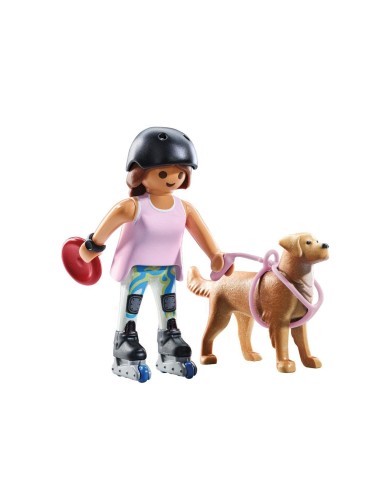 Patinadora con Retriever 71739 PLAYMOBIL