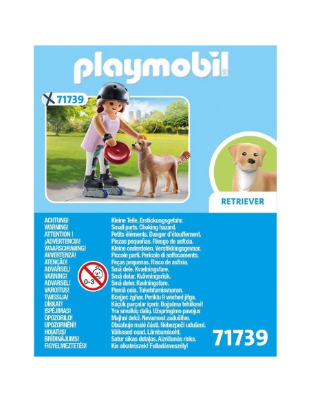 Patinadora con Retriever 71739 PLAYMOBIL