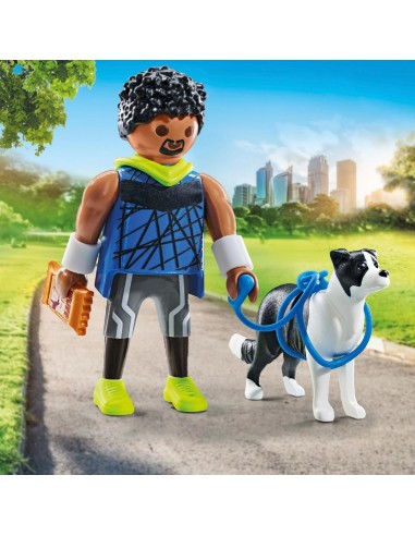Corredor con Border Collie 71740 PLAYMOBIL