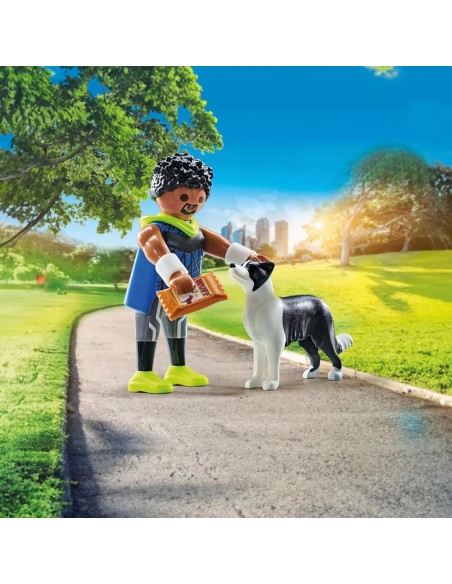 Corredor con Border Collie 71740 PLAYMOBIL