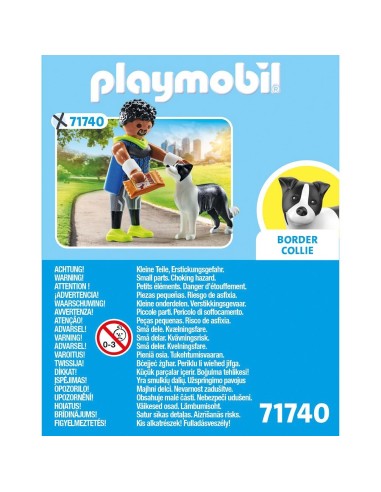 Corredor con Border Collie 71740 PLAYMOBIL