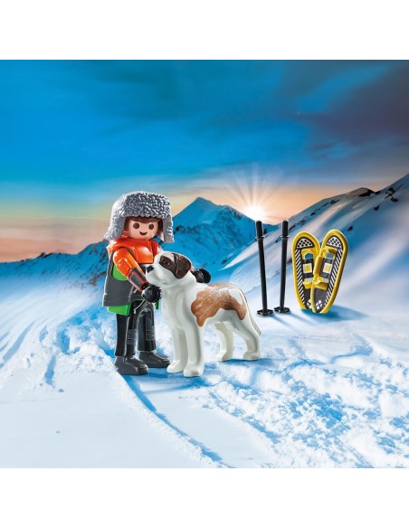 Senderista con San Bernardo 71741 PLAYMOBIL
