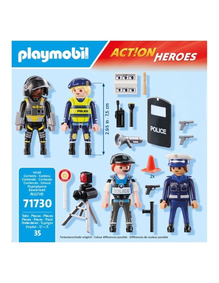 Set de figuras policía 71730 PLAYMOBIL