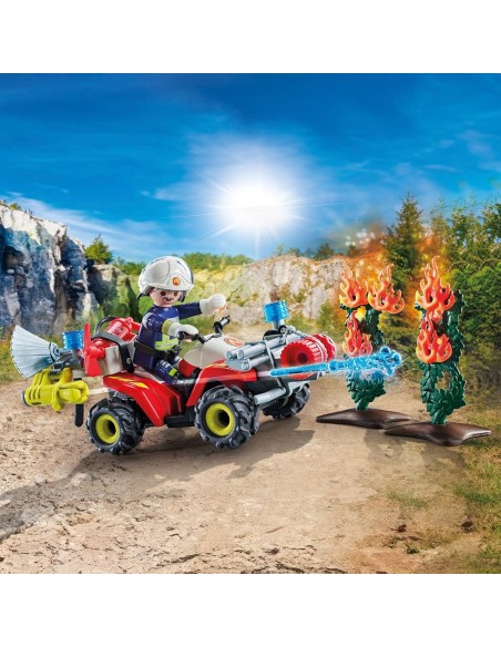 Quad de bomberos 71825 PLAYMOBIL