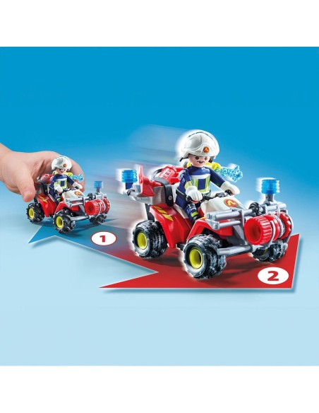 Quad de bomberos 71825 PLAYMOBIL