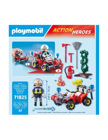 Quad de bomberos 71825 PLAYMOBIL