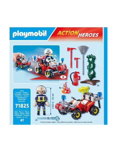 Quad de bomberos 71825 PLAYMOBIL
