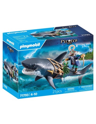Tiburón gigante con pirata 71793 PLAYMOBIL