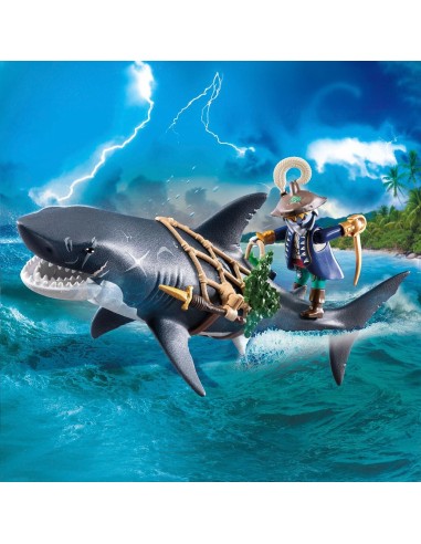 Tiburón gigante con pirata 71793 PLAYMOBIL