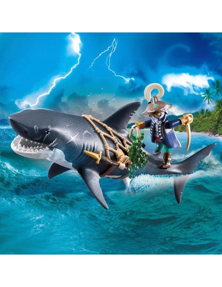 Tiburón gigante con pirata 71793 PLAYMOBIL
