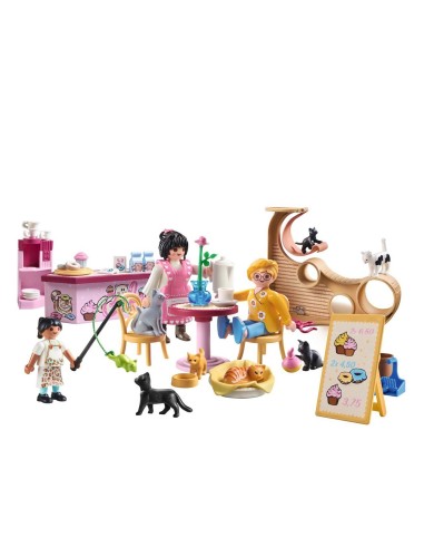 Cafetería para gatos 71744 PLAYMOBIL