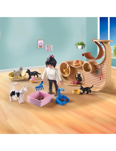 Cafetería para gatos 71744 PLAYMOBIL
