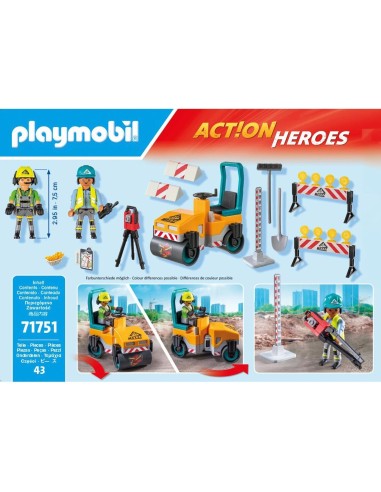 Construcción de carreteras 71751 PLAYMOBIL