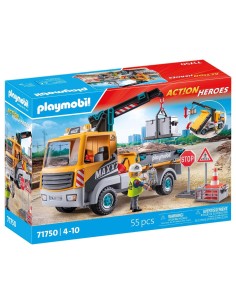 Camión de construcción con grúa 71750 PLAYMOBIL