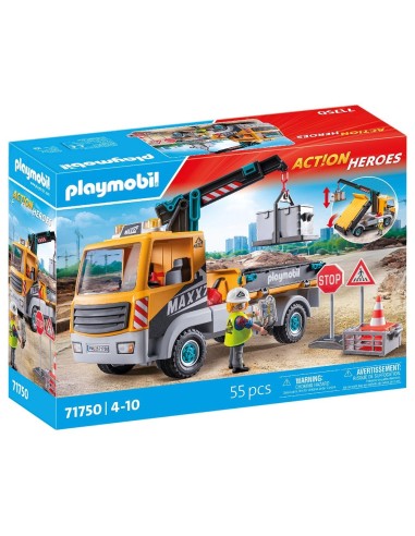 Camión de construcción con grúa 71750 PLAYMOBIL