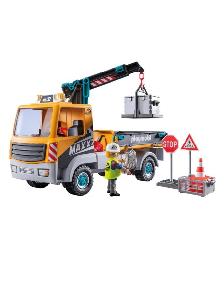 Camión de construcción con grúa 71750 PLAYMOBIL