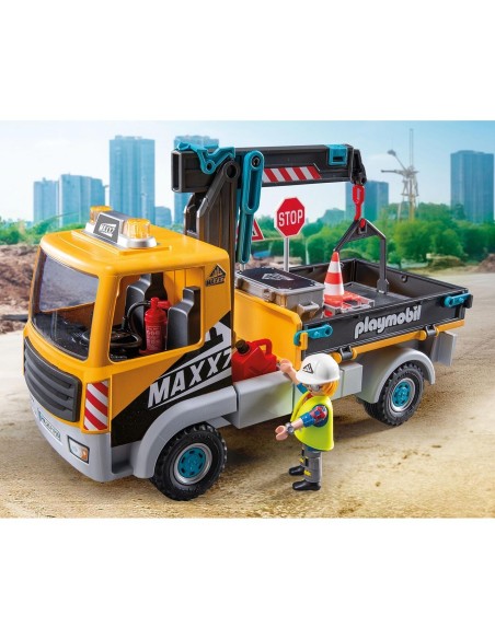 Camión de construcción con grúa 71750 PLAYMOBIL