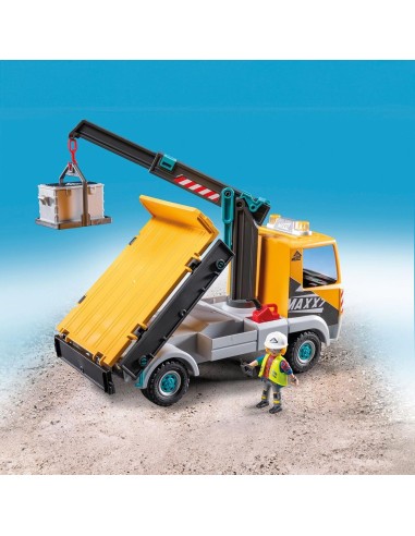 Camión de construcción con grúa 71750 PLAYMOBIL