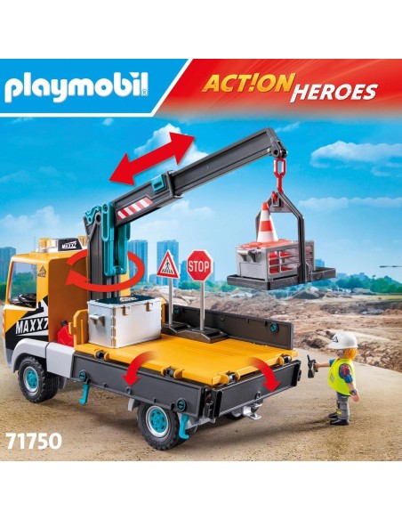 Camión de construcción con grúa 71750 PLAYMOBIL