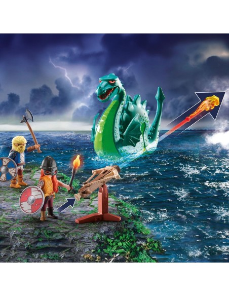 Vikingos con monstruo marino 71830 PLAYMOBIL