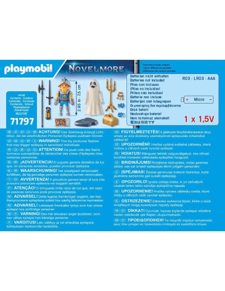 Stater Pack: Fantasma y caballero Novelmore 71797 PLAYMOBIL