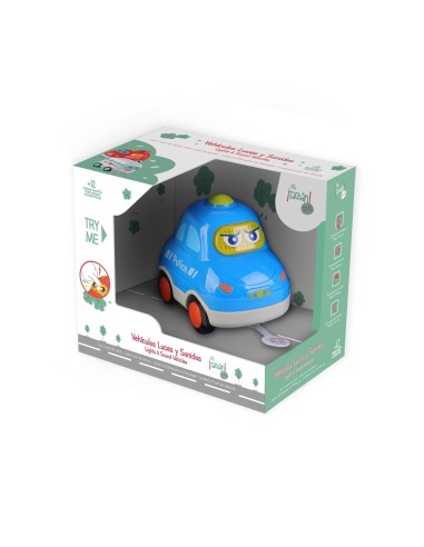 coche policia prescolar luces y sonidos tachan 746T00930 TACHAN