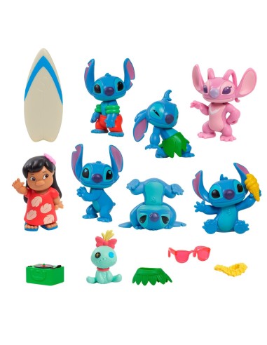 Pack 13 figuras Lilo y Stitch 46259 STITCH JUST PLAY