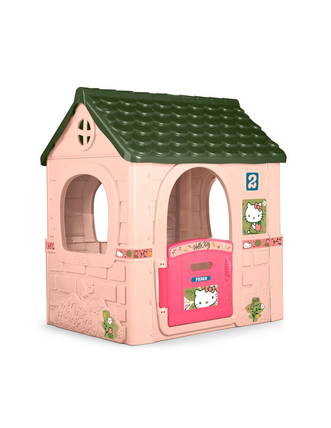 FEBER Hello Kitty Motofeber, Correpasillos Con Forma De Moto Y Pegatinas, Estable Y Seguro, Para Niños De 18 Meses A 3 Años Desarrollo Motriz