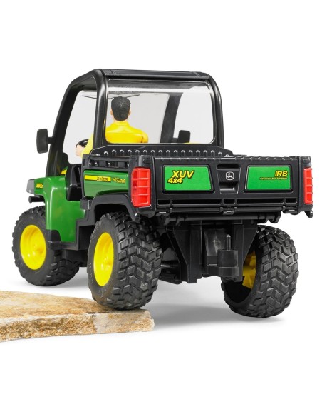 John Deere Gator XUV 855D con conductor 02490 BRUDER
