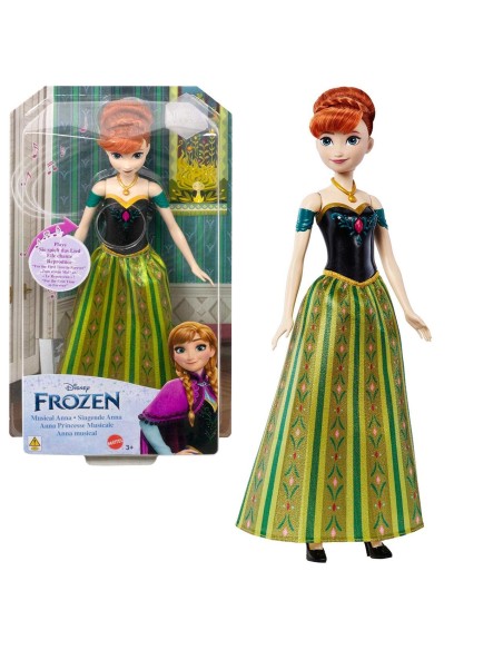 Muñeca Anna musical solo sonidos HMG47 FROZEN MATTEL