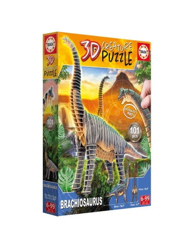 Puzzle 3D Creature Brachiosaurus 19383 EDUCA