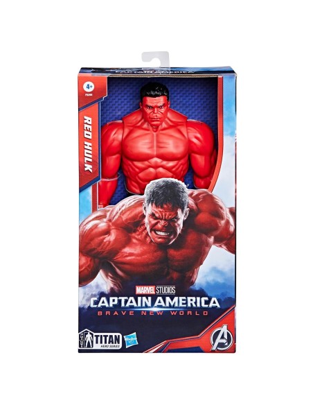Figura Deluxe Hulk Rojo Titan Hero F9299 AVENGERS HASBRO