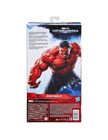 Figura Deluxe Hulk Rojo Titan Hero F9299 AVENGERS HASBRO
