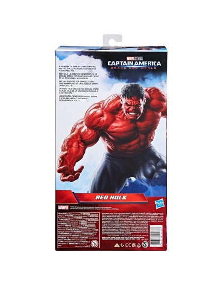 Figura Deluxe Hulk Rojo Titan Hero F9299 AVENGERS HASBRO