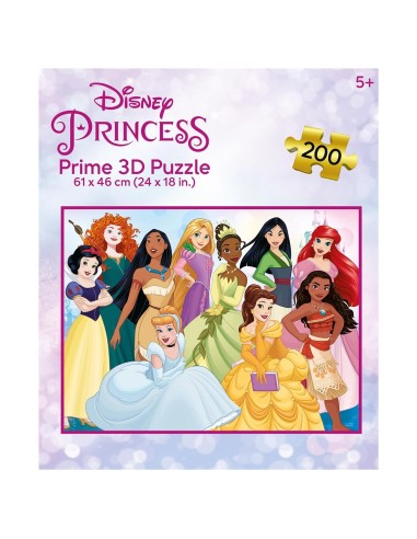 Puzzle 3D Lenticular 200 piezas Disnet Princess 20046 DISNEY PRINCESS EDUCA