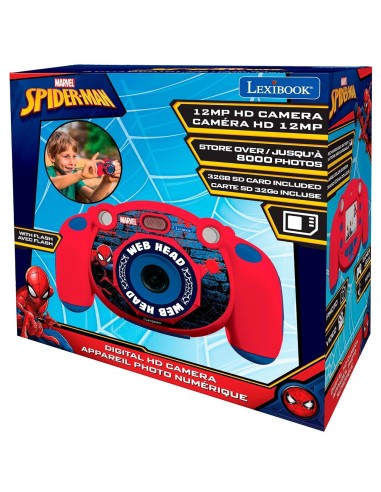 Cámara digital Spiderman DJ080SP SPIDERMAN LEXIBOOK