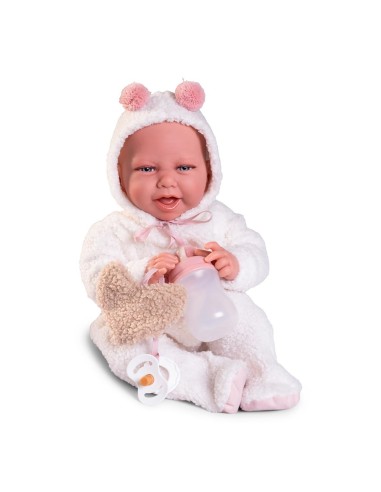 Muñeca recién nacida Carla peluche 33369 MUÑECAS ANTONIO JUAN