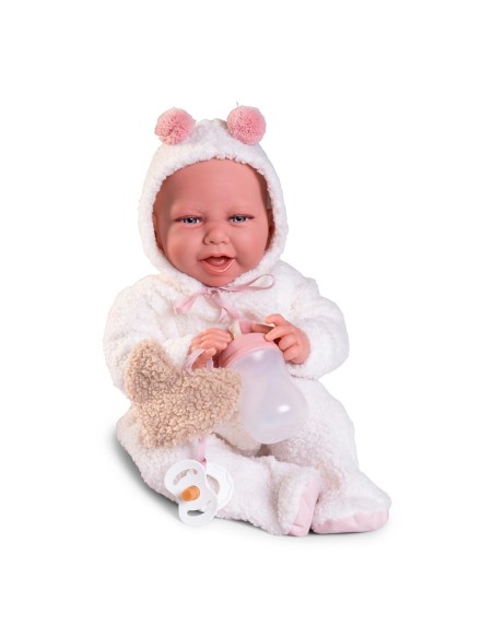 Muñeca recién nacida Carla peluche 33369 MUÑECAS ANTONIO JUAN