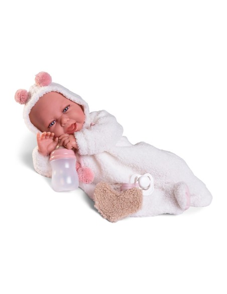Muñeca recién nacida Carla peluche 33369 MUÑECAS ANTONIO JUAN