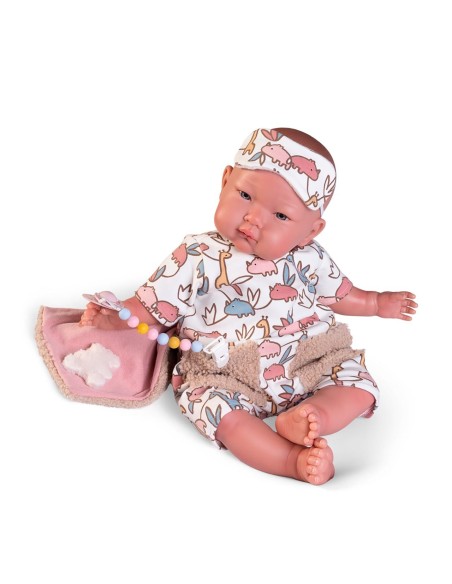 Mi primer reborn Alejandra pijama con antifaz 81388 MUÑECAS ANTONIO JUAN