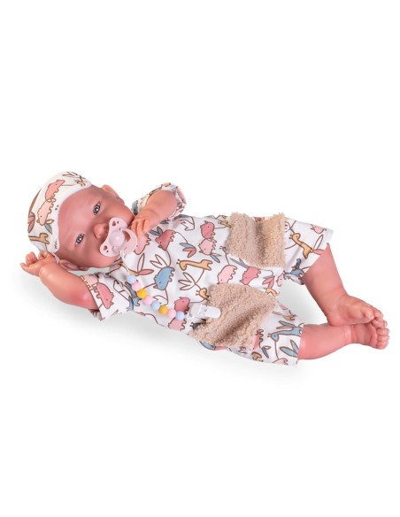 Mi primer reborn Alejandra pijama con antifaz 81388 MUÑECAS ANTONIO JUAN