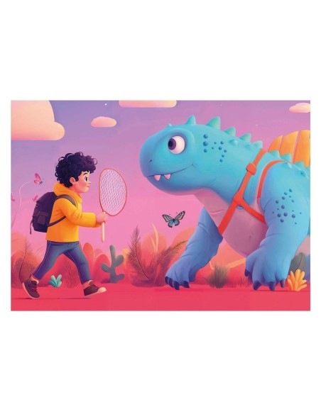 Puzzle Progresivo Simpáticos dinos 20-40-60-80 20222 EDUCA