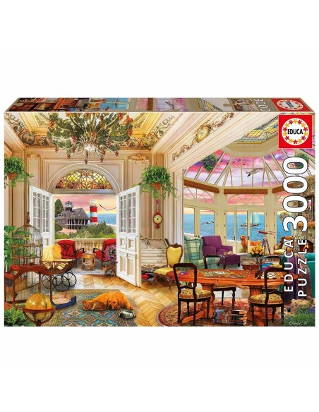 Puzzle 3000 piezas Vida en la costa 20332 EDUCA