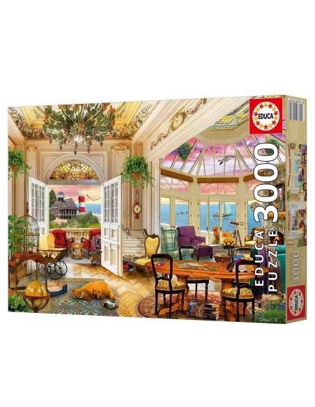 Puzzle 3000 piezas Vida en la costa 20332 EDUCA