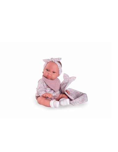 Muñeca Tufi con bolitas con babero 70402 MUÑECAS ANTONIO JUAN