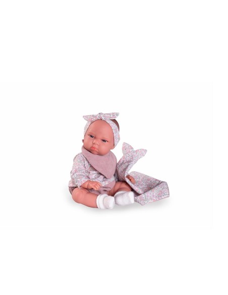 Muñeca Tufi con bolitas con babero 70402 MUÑECAS ANTONIO JUAN