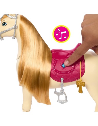 Caballo Barbie con sonidos HXJ42 BARBIE